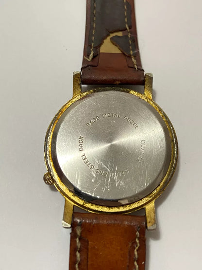 Relógio Antigo St Bernard Quartz Hong Kong Marrom