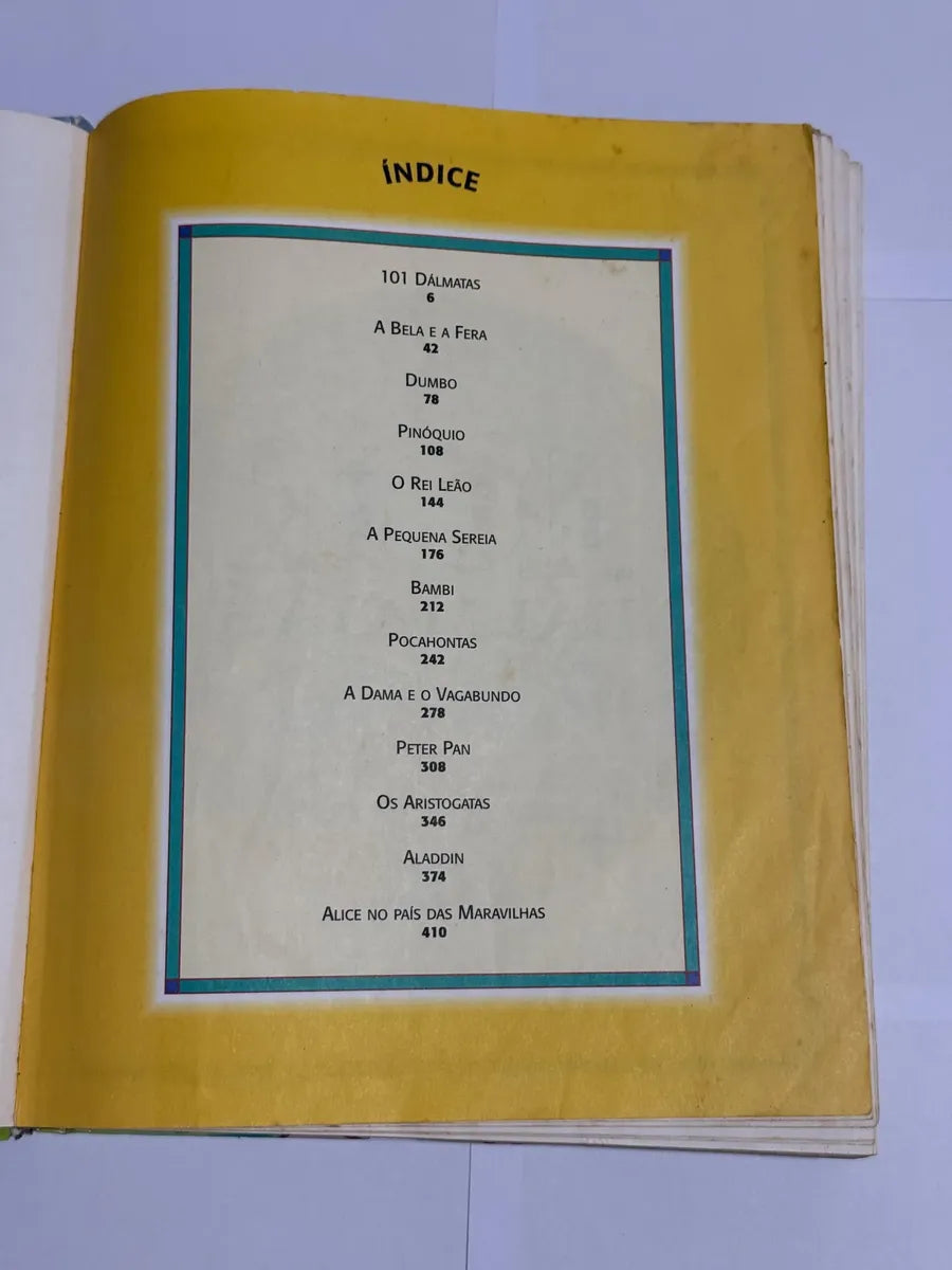 Livro Disney Clássicos Favoritos De Todos Os Tempos 1998 Eua
