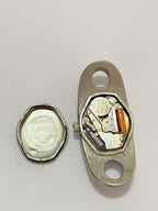 Relógio Antigo Ck Calvin Klein Oval Prata Quartz Japan