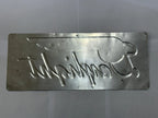 Placa Antiga Daylight Em Metal Decorativa Vermelha