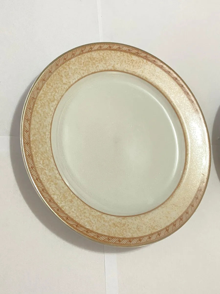 2 Pratos Antigos Germer Porcelana 21cm