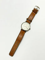 Relógio Timex Indiglo Clássico Pulseira Couro Marrom