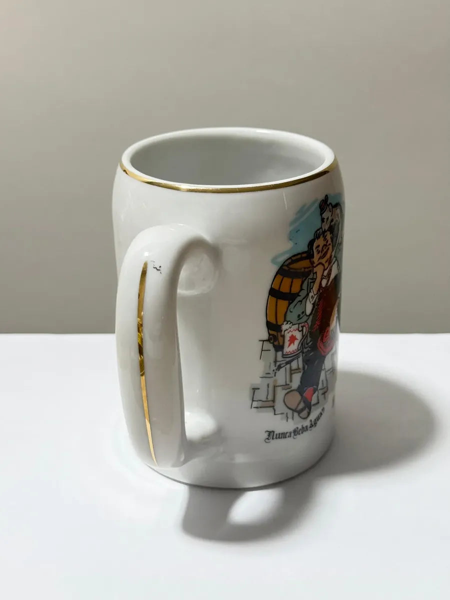 Antiga Caneca Porcelana São Caetano Festa Do Chopp 1971