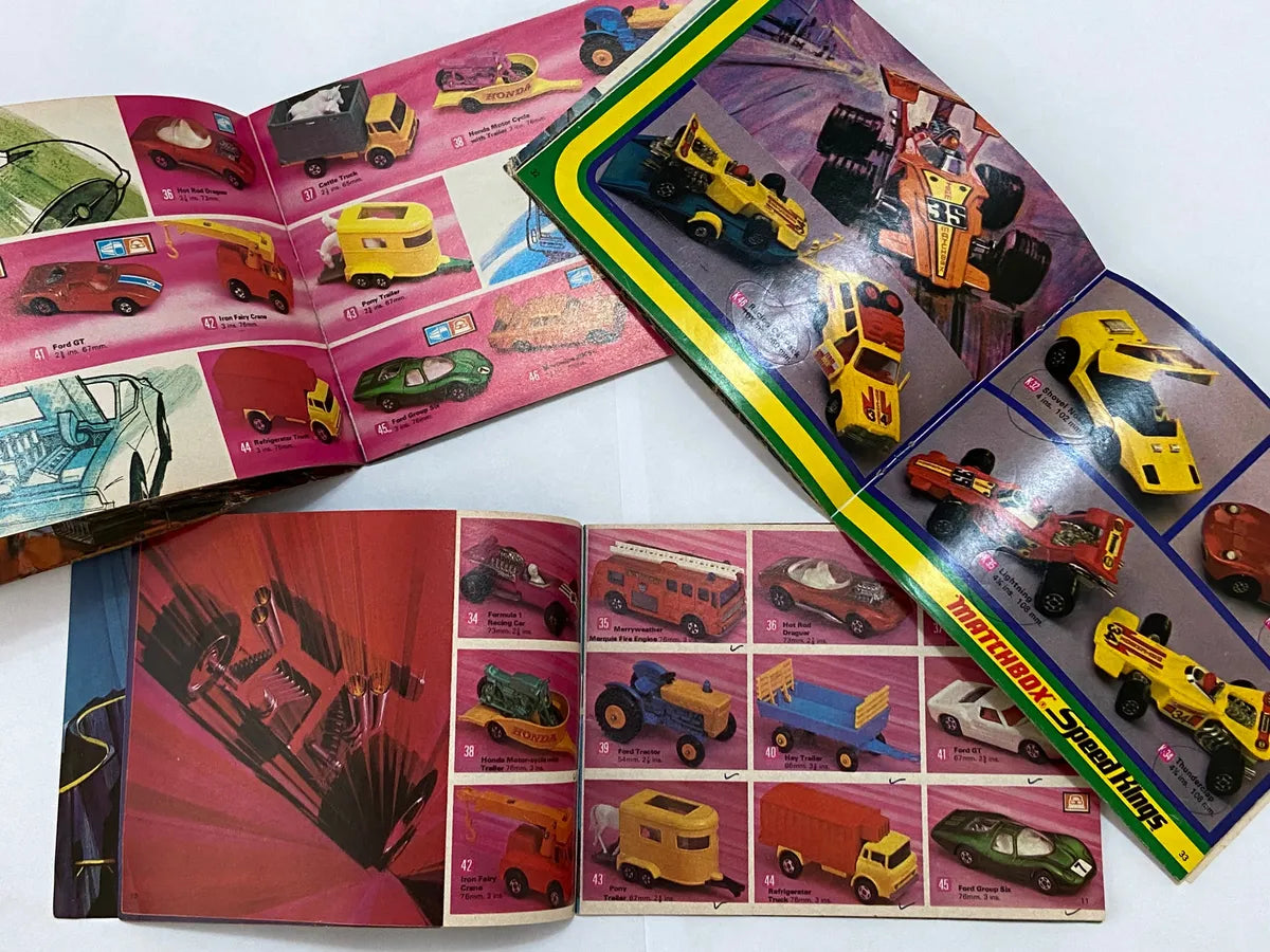 Catálogos Antigos Miniaturas Matchbox U.s.a 1971, 1972, 1973