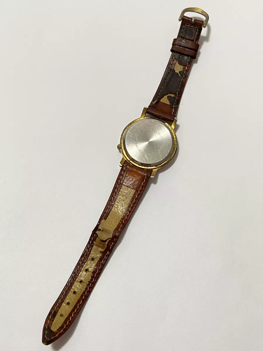 Relógio Antigo St Bernard Quartz Hong Kong Marrom