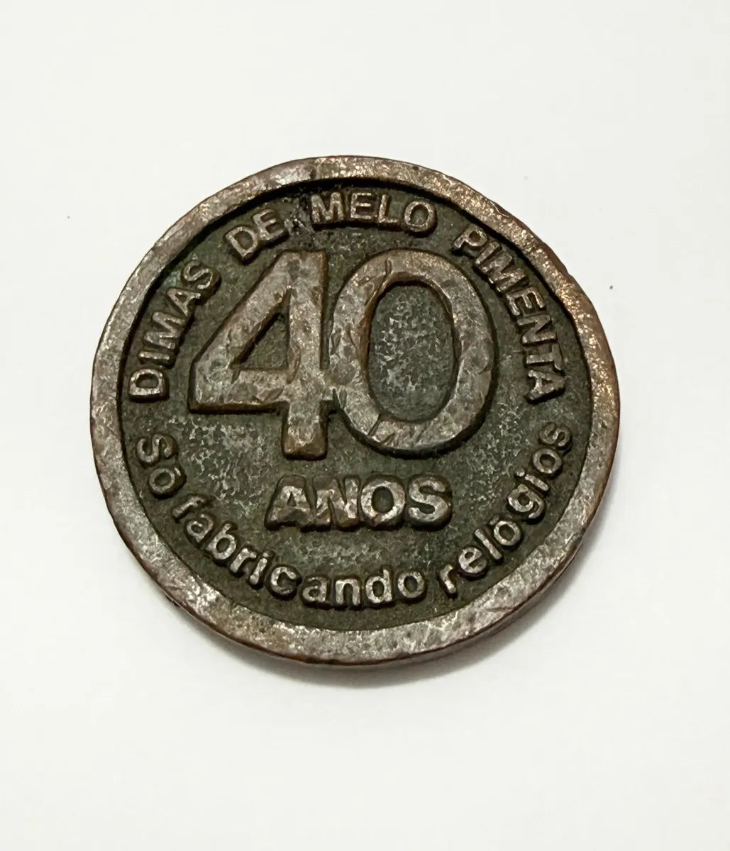 Medalha Antiga Dimep 40 Anos 1936-1976 São Paulo Brasil