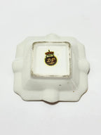 Cinzeiro Antigo Porcelana Europeia Fragonard Dourado