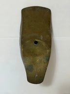 Antiga Floreira / Suporte De Parede Em Metal Formato Sapata