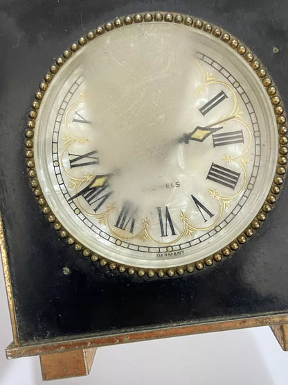 Relógio de Mesa Antigo Alemão Germany Jewels