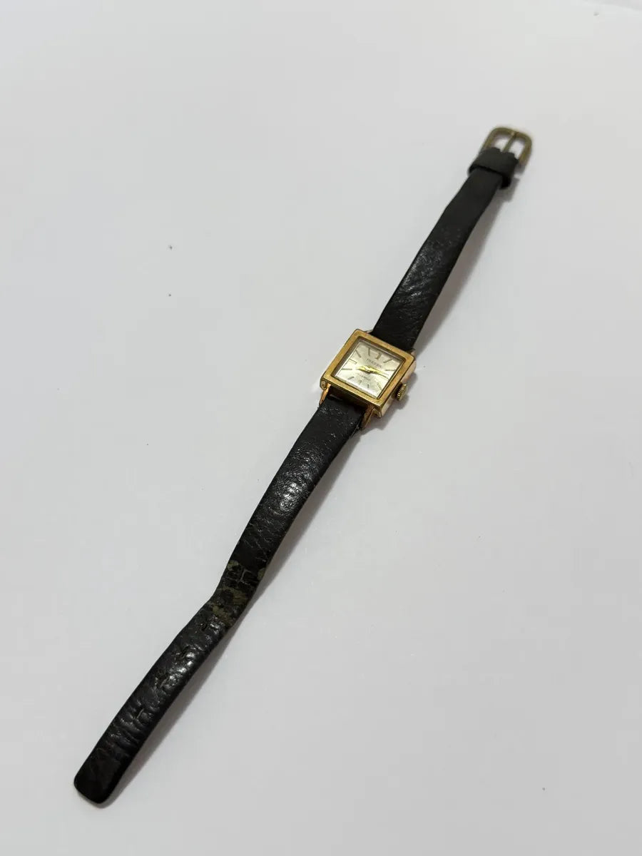 Relógio Antigo Suiço Tressa 17 Jewels Swiss Made Quadrado