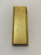 Isqueiro Antigo Japonês Riena Japan Dourado Brasão Leões