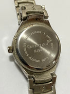 Relógio Antigo Cerentino Diamond Mj9012 Japan Movt Prateado