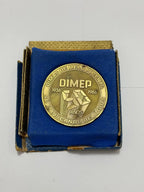 Medalha Antiga Comemorativa Dimep 50 Anos 1936-1986 Original