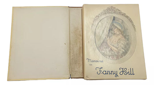 Livro Antigo Memoires De Fanny Hill 1954 John Cleland - Romance Erótico Clássico Que Desafiou A Moralidade E Libertou