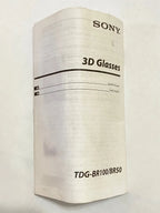 Óculos 3d Sony Tdg-br100 Original Com Manual E Caixa