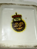Cinzeiro Antigo Porcelana Europeia Fragonard Dourado