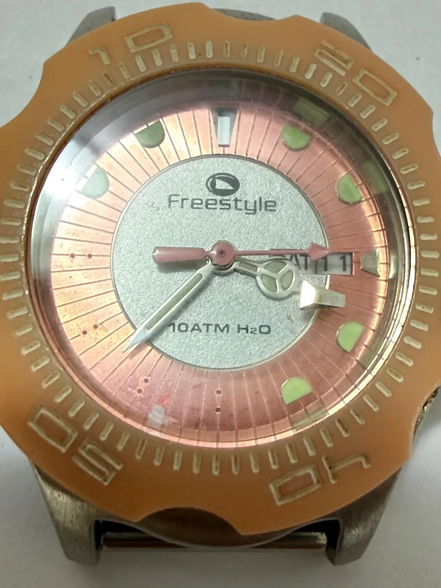 Relógio Antigo Freestyle Betty Shark 10atm Aço Inox