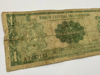 Cédula Antiga 1952 Paraguai Un Guarani Soldado Serie A