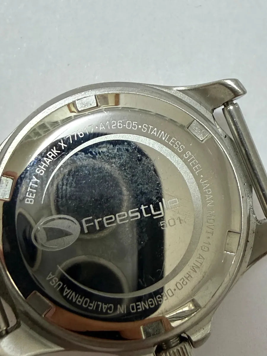 Relógio Antigo Freestyle Betty Shark 10atm Aço Inox