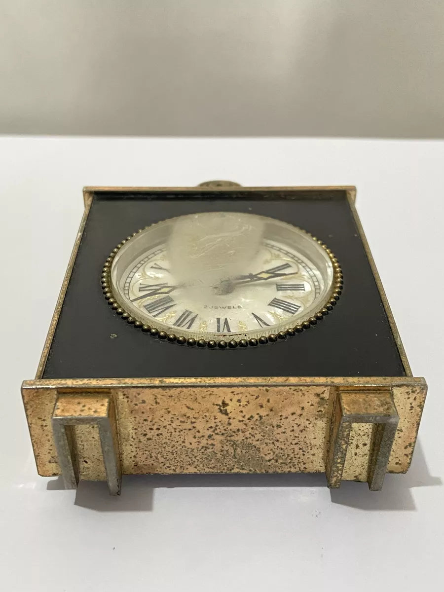 Relógio de Mesa Antigo Alemão Germany Jewels