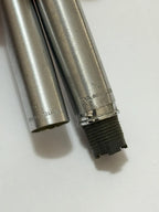 2 Tampas Originais De Caneta Parker Antiga Aço Prateado