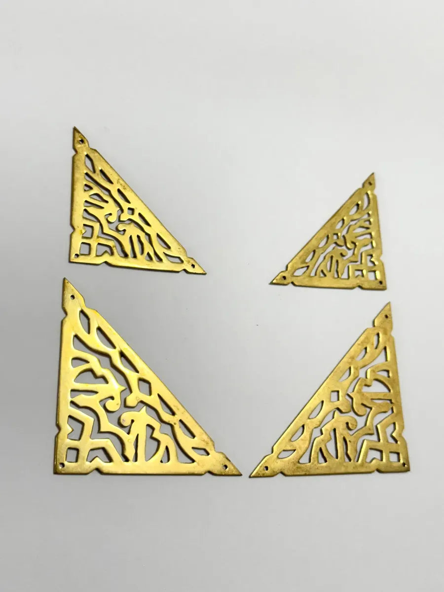 Cantoneiras Antigas Douradas Ornamentais Para Livro Álbum