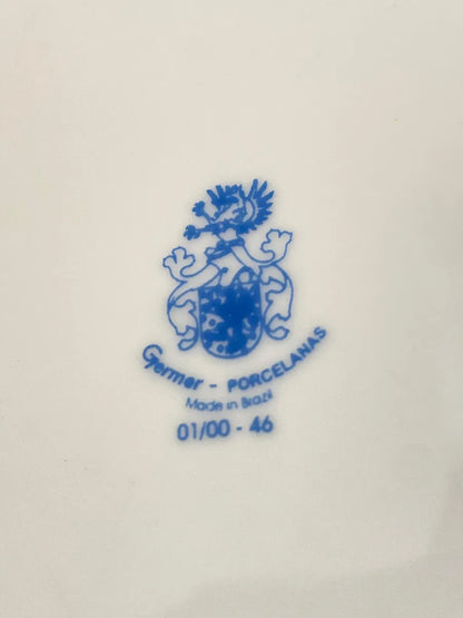 Pratos Antigos Germer Porcelana (4 Peças)