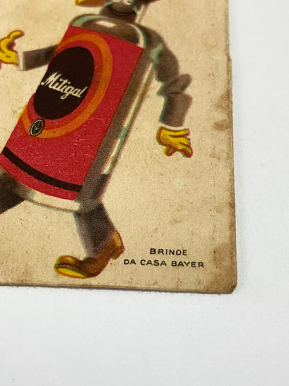 Brinde Folheto Antigo Casa Bayer - Bonecos Mitigal