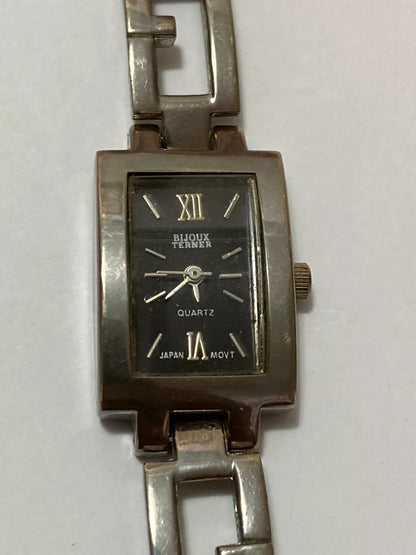 Relógio Antigo Bijoux Terner Prata Japan Movt