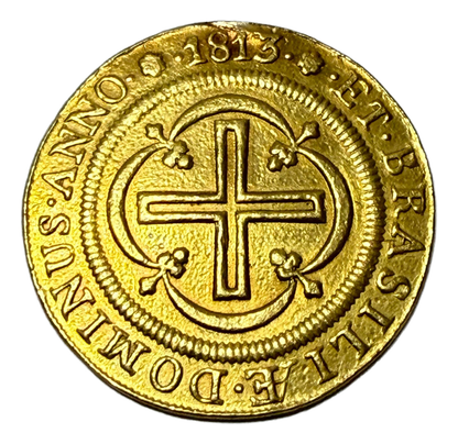 Moeda Antiga Ouro 22k 4000 Réis 1813 D. João Vi 7,43g Rara