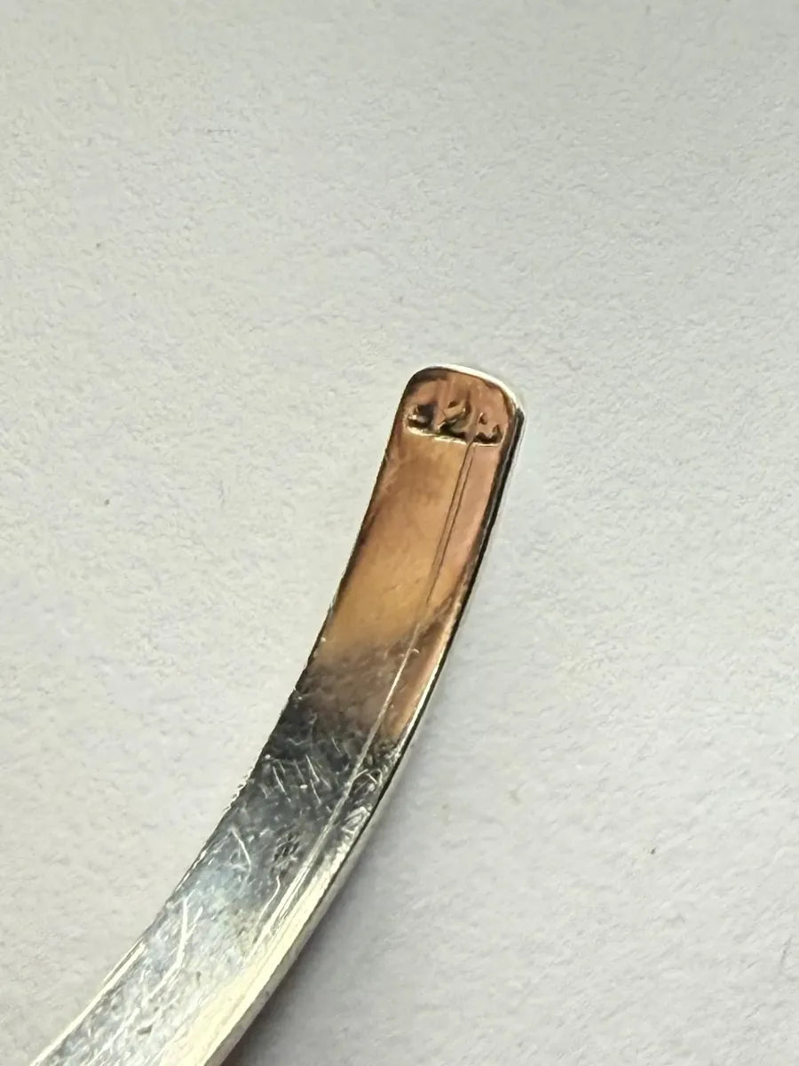 Bracelete Antigo Prata 925 Turquesa 3 Pedras Única 17 Cm