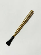 Limpador De Cachimbo Antigo Retrátil Metal Dourado