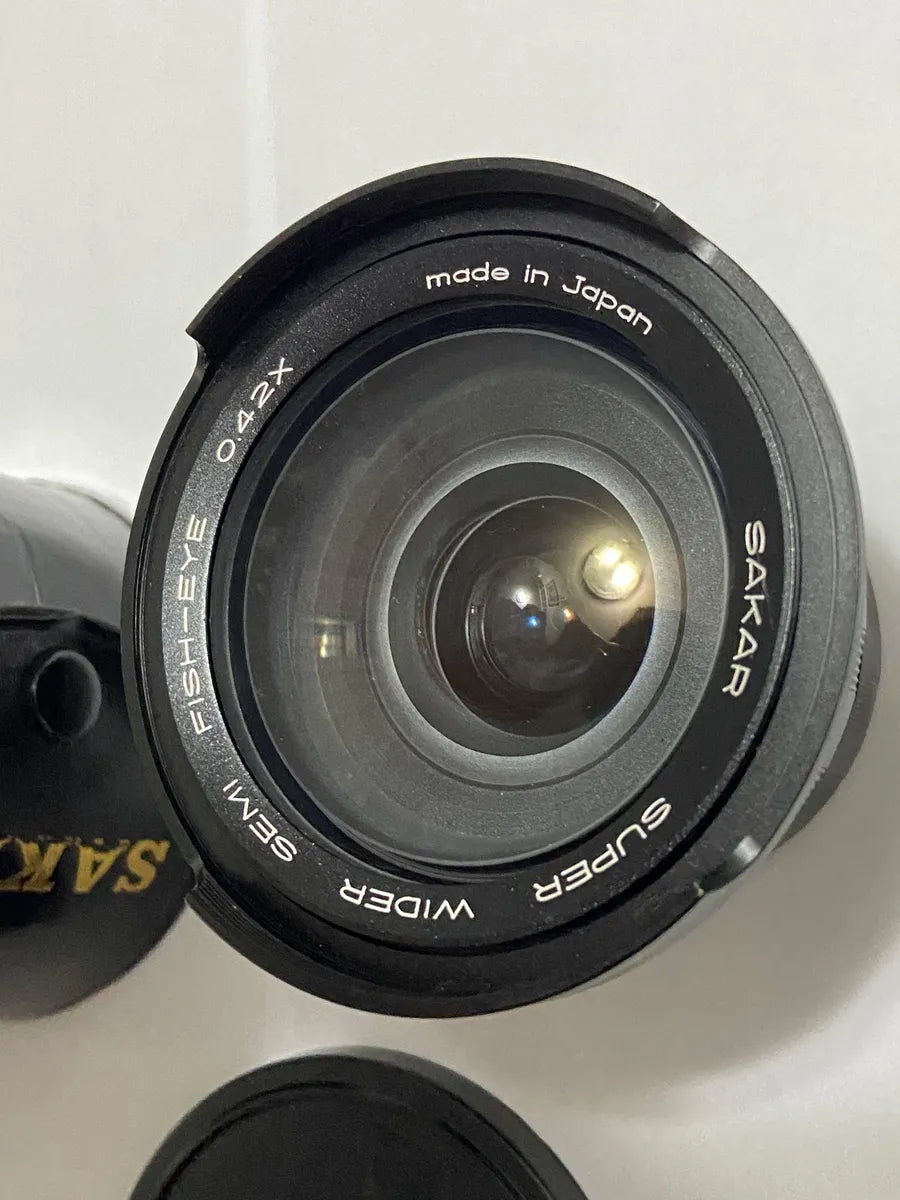 Lente Antiga Sakar Wide Semi Fisheye Japão