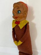 Boneco Antigo Fantoche Pinóquio 43cm - Feltro