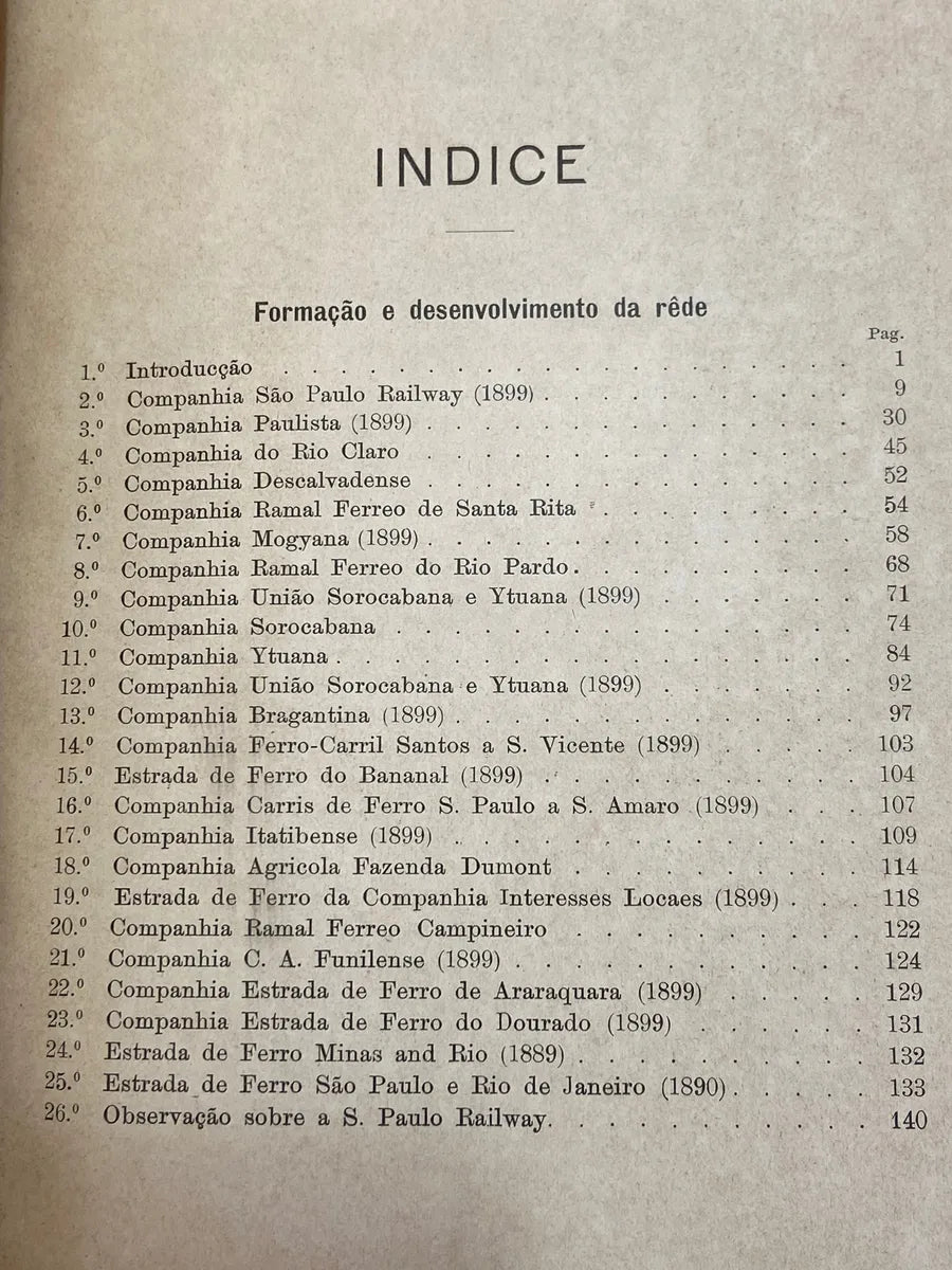 Livro Antigo A Reforma Das Tarifas Ferroviárias Sp 1901 Raro