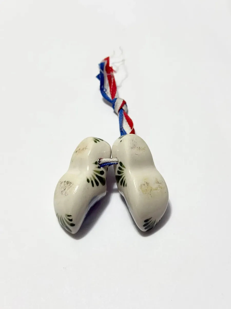 Mini Tamancos De Porcelana Holland - Souvenir Holandês 5,5cm
