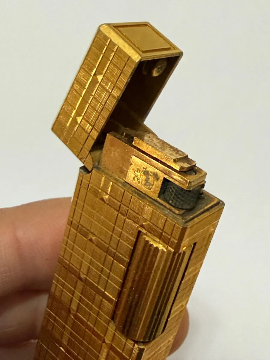 Isqueiro Antigo Colibri John Sterling Dourado Original