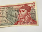 Cédula Antiga 1977 México 20 Pesos