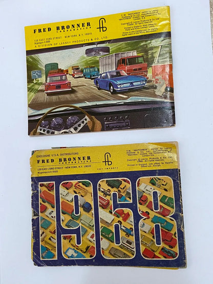 Catálogos Antigos Miniaturas Matchbox Usa 1968 E 1969