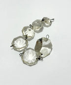 Cristais Lapidados Octogonais Diamante Para Lustre Antigo