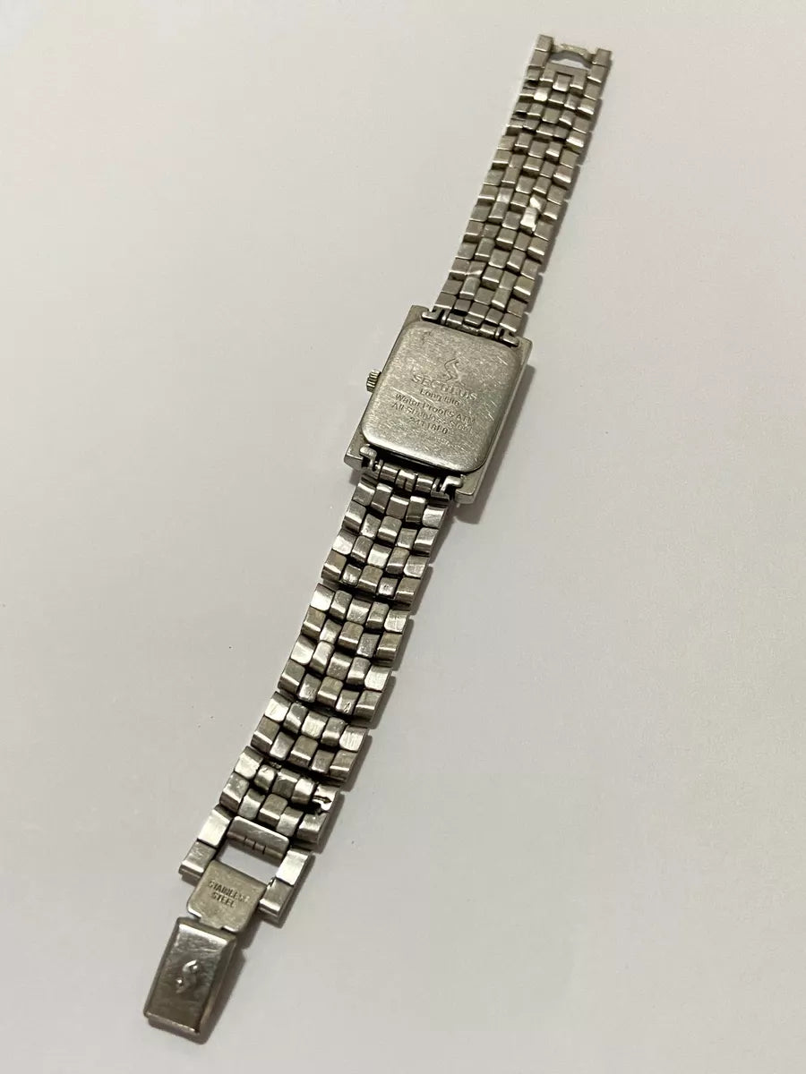 Relógio Antigo Seculus Long Life Quartz Water Resistant 50m Prateado