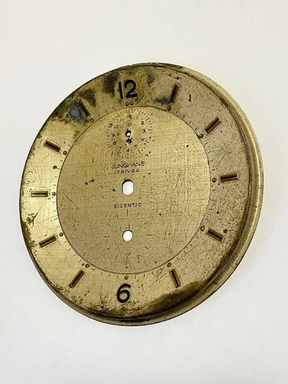 Mostrador Relógio Antigo Junghans Trivox Silentic