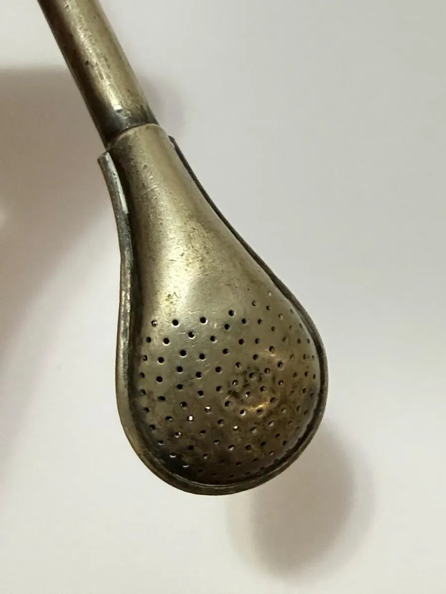 Bomba Antiga Chimarrão Alpaca Eberle Prata