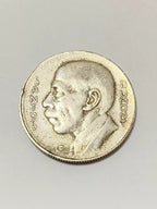Moeda Antiga de prata 1937 santos dumont 5000 reis