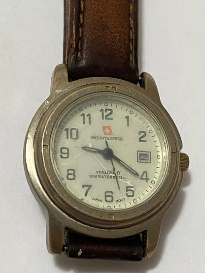 Relógio Antigo Suíço Mountaineer Voyager 50m Water Resist