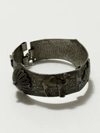 Bracelete Antigo Oriental Trabalhado Camelos E Mão Hamsá
