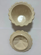 Bomboniere Antiga Ceramica Pintada a Mão C.A.S.P. Craquele