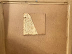 Quadro Gravura Abstrata Numerada Assinada Claude Loriou Única Marrom