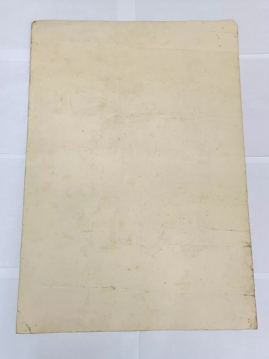 Gravura Antiga Com Espiral E Formas Geométricas Assinada