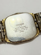 Relógio Antigo Orient Chandor Quartz Japan Folheado Aço